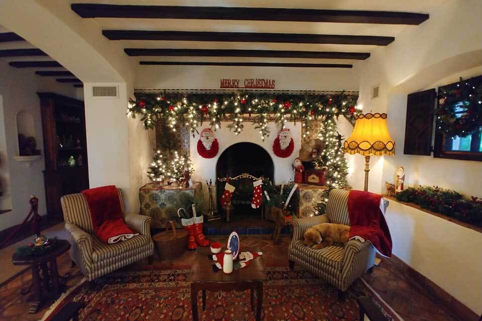 Christmas Room at Pinewood Estates. 
