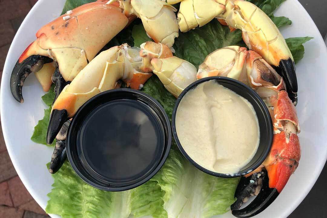 Stone Crab Claws at Dry Dock Waterfront Grill