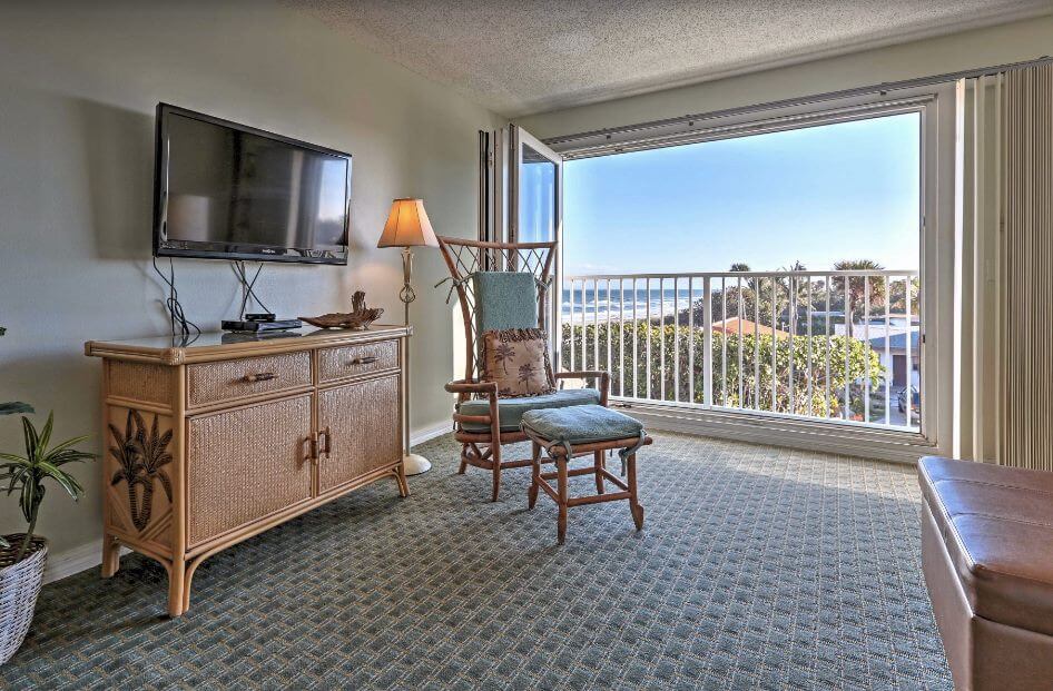 Room view at Tuckaway Shores Resort.