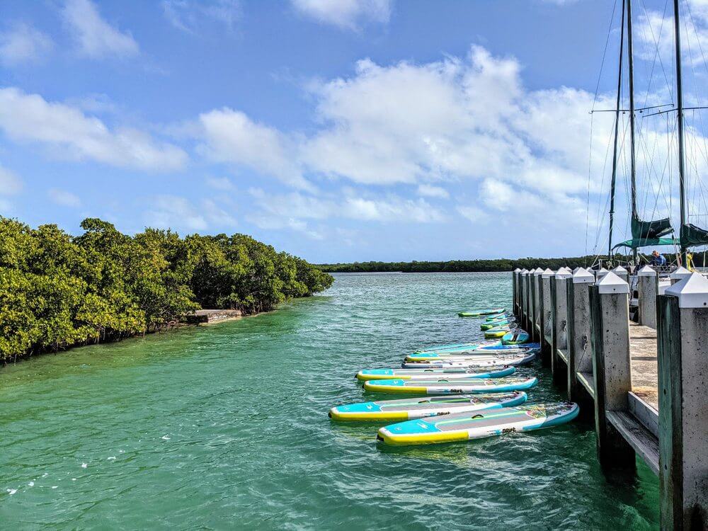 Kayaks at Biscayne National Park