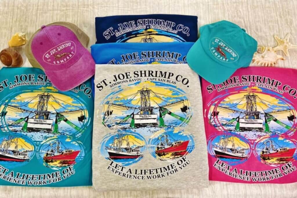 St. Joe Shrimp Company swag
