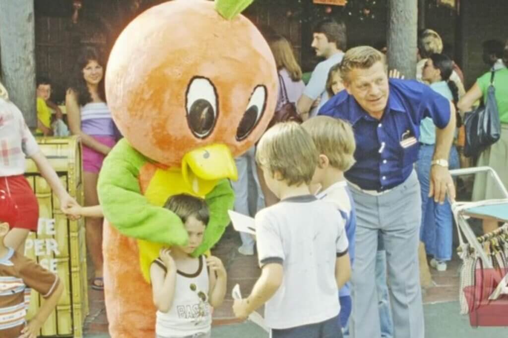 Original Orange Bird character at Walt Disney World