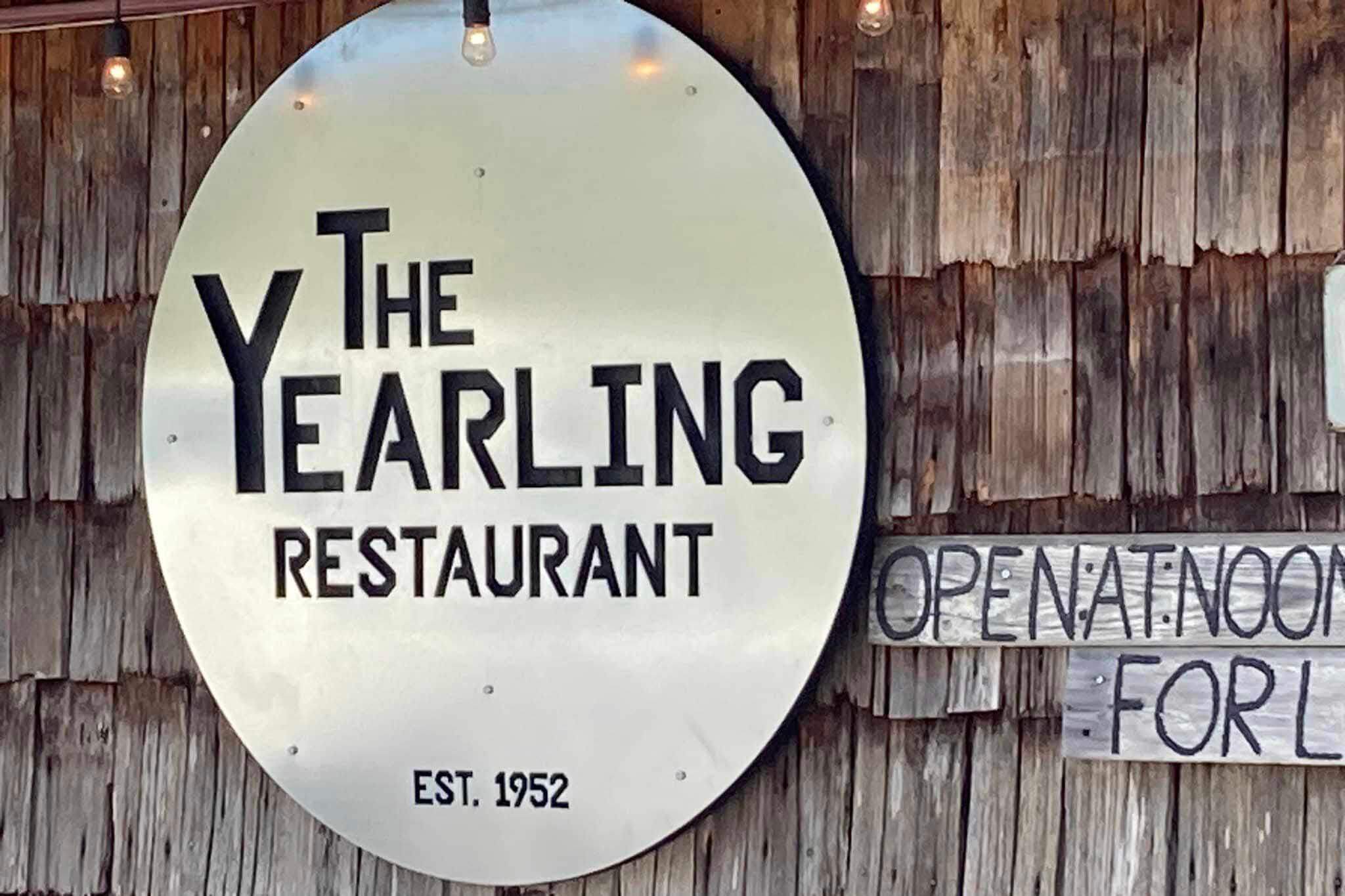 The Yearling Restaurant Sign