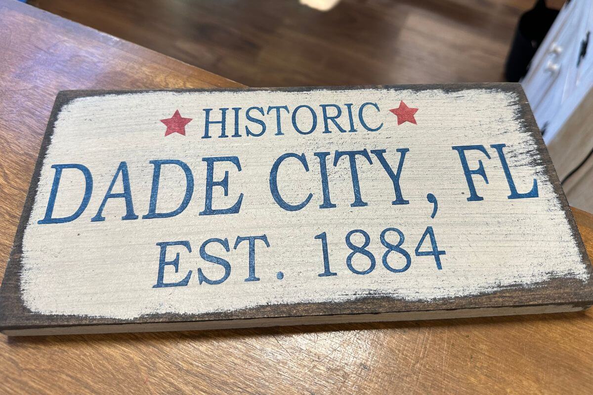 Historic Dade City Sign. 