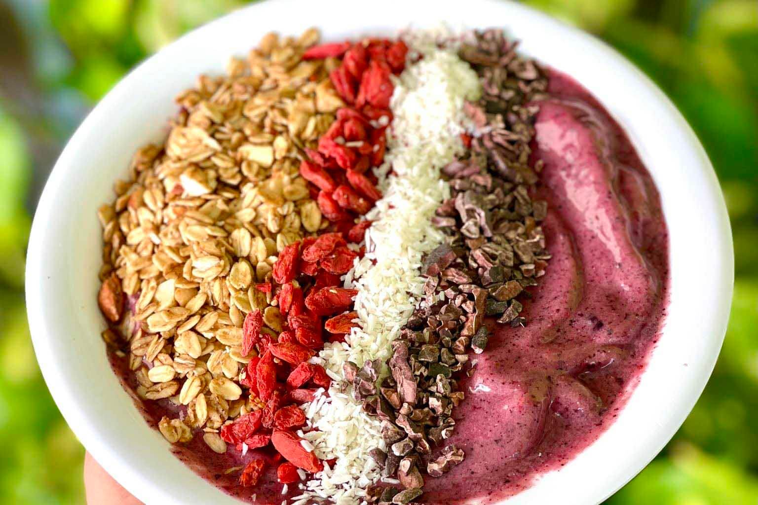 Date and Thyme Smoothie Bowl. 
