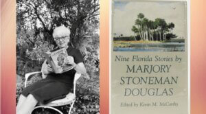 Photo of Marjory Stoneman Douglas and her book