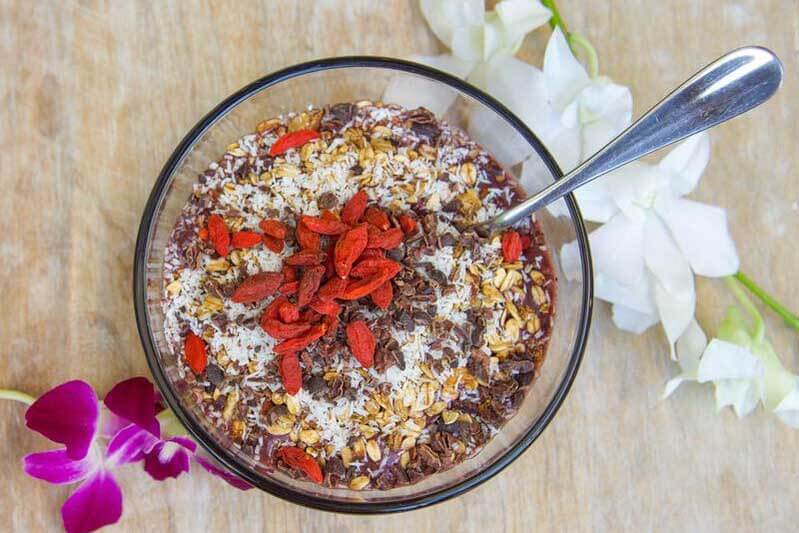 Date and Thyme Acai Bowl. 