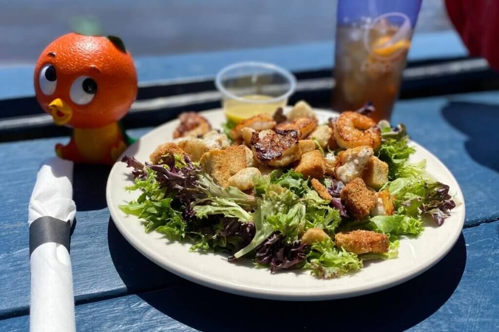 Cedar Key grilled seafood salad from Steamers