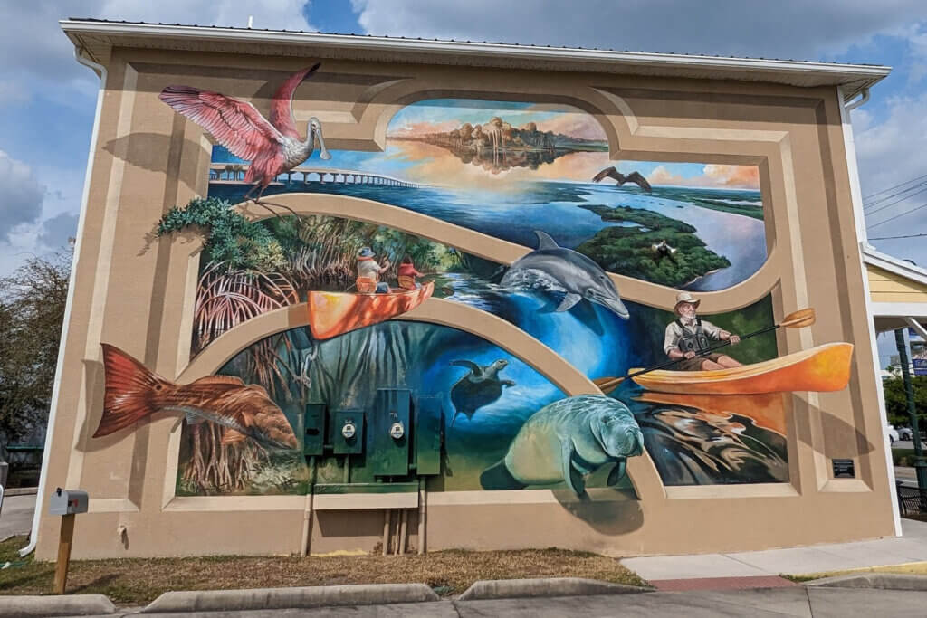 Wall mural in Titusville 