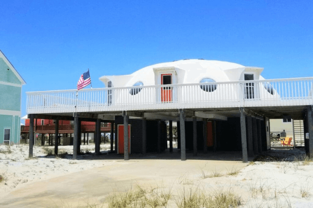 Photo of the Spaceship House in Navarre Beach is one of the unique places to stay in Florida