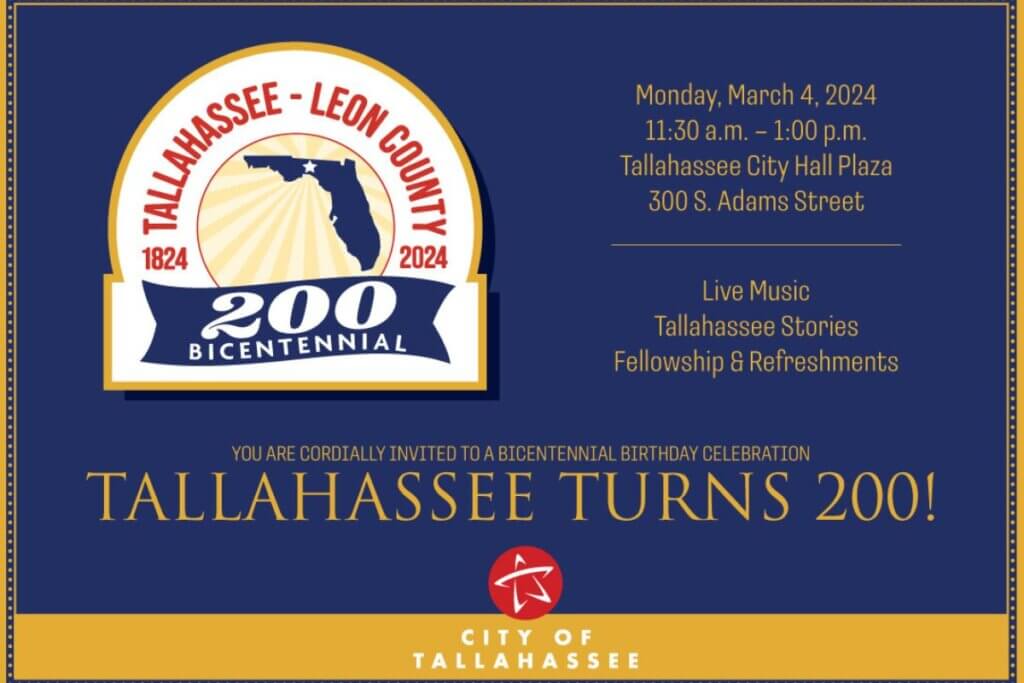 Tallahassee Bicentennial March 4 2024