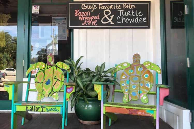 Turtle Chairs at Green Turtle Inn Restaurant. 