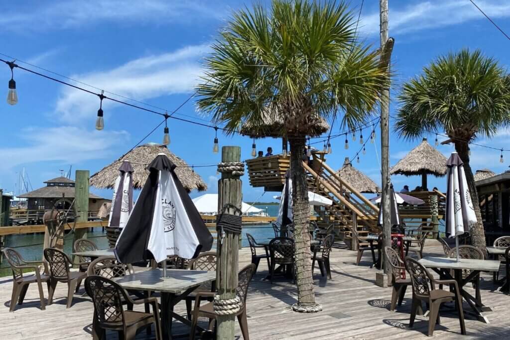 The Conch House Restaurant Tiki Huts in St. Augustine