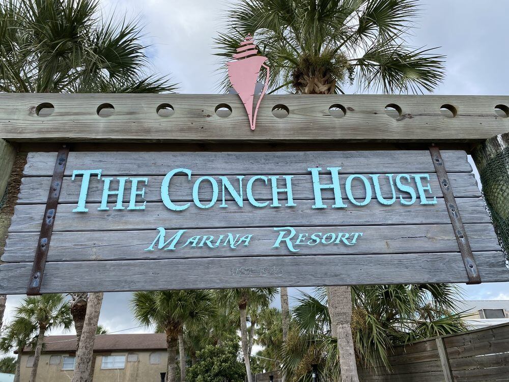 The Conch House Sign. 