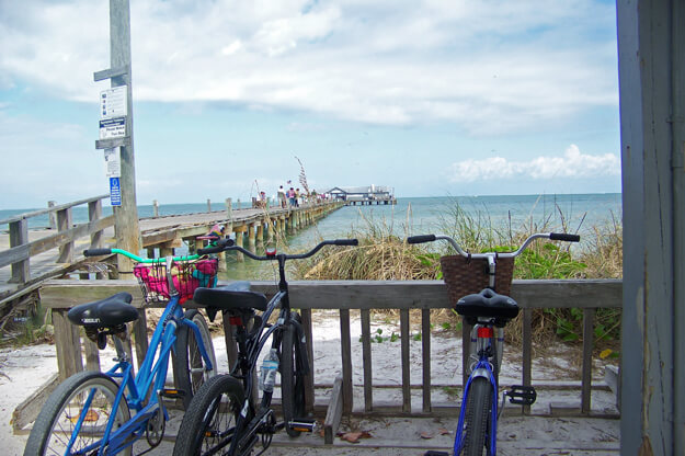 Photo of bicycles on Anna Maria Island 