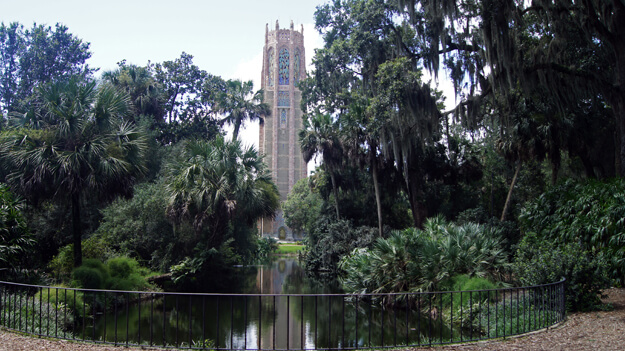 Photo of the Bok Tower Reflection Pond
