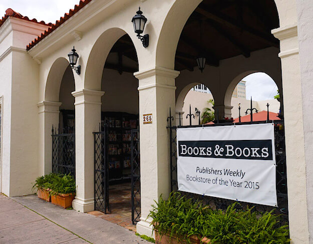 Exterior of the Books & Books store. 