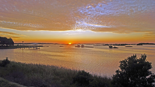 Photo of a sunset at Cedar Key