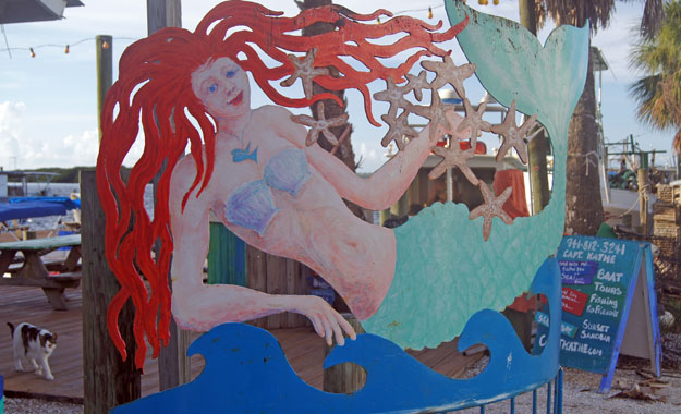 Photo of mermaid at Cortez Village