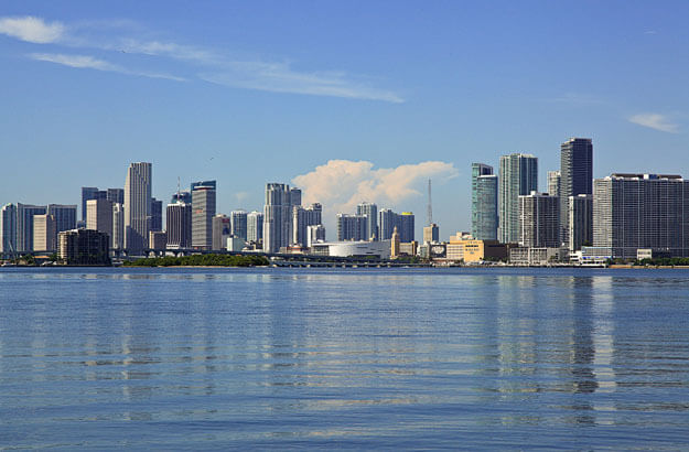Photo of the downtown Miami skyline