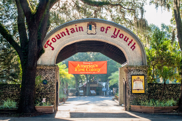Entrance to the Fountain of Youth