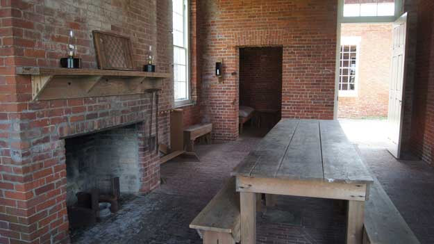 Photo of the Fort Clinch Officers Room