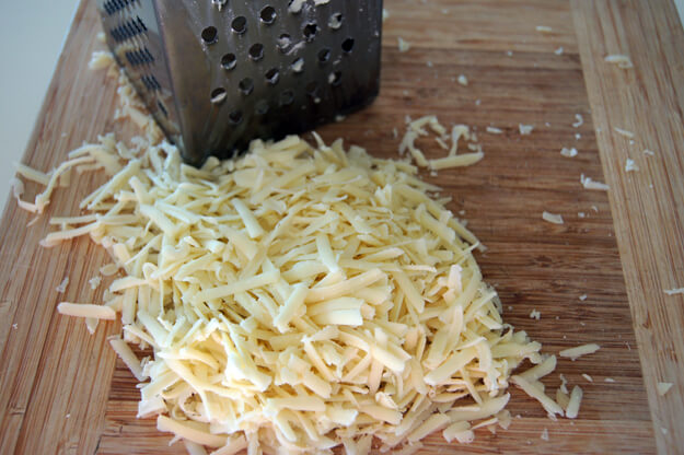 Photo of grated cheese