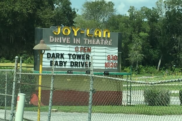 Photo of the Joy Lan Drive In Theatre.