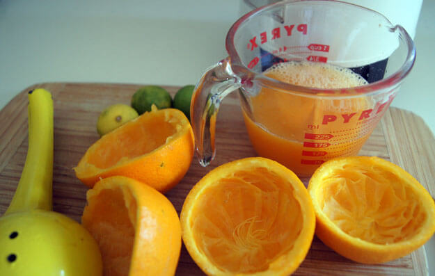 Photo of juiced oranges