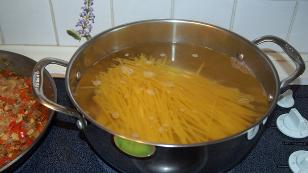Boil the pasta