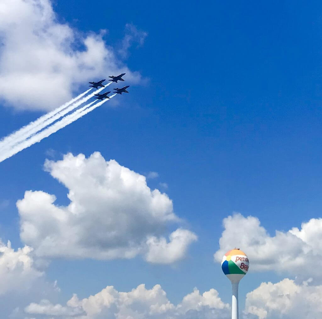 Photo of the Blue Angels in Pensacola