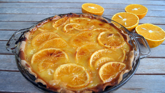 Orange Grove Pie Cooked and ready to serve 