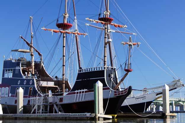 St. Augustine pirate ship. 