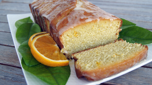 Photo of a citrus pound cake