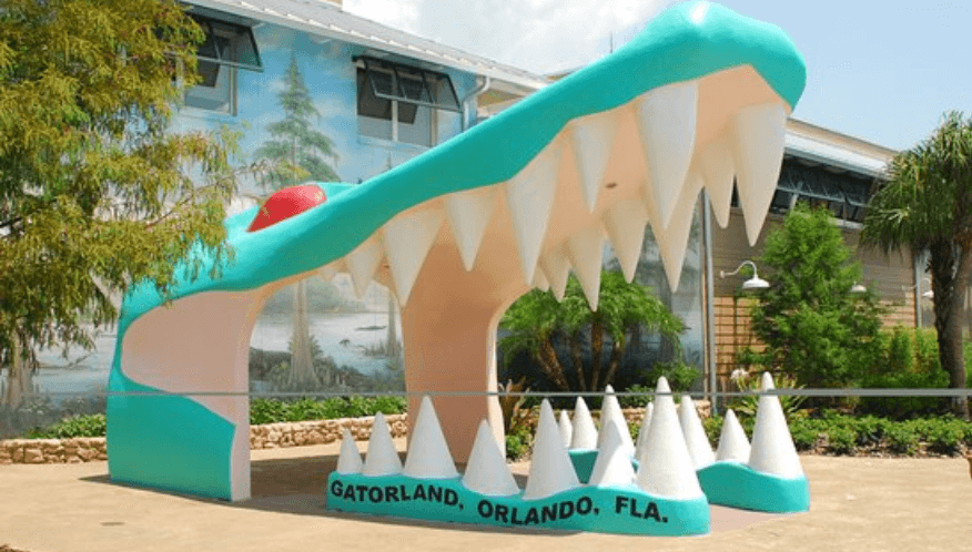 Entrance to Gatorland a timeless Florida Alligator Park