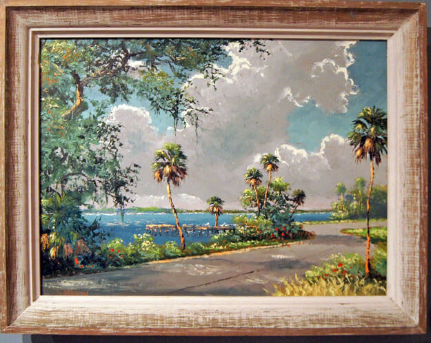 Photo of a painting by Sam Newton