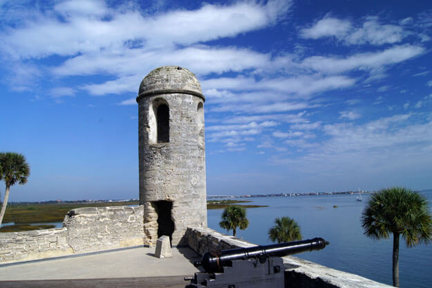 Tower of Castillo de San Marcos. 