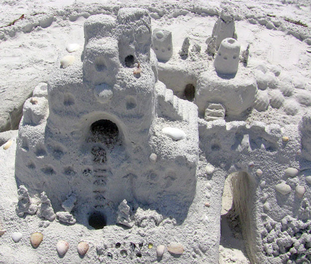 Photo of a Sandcastle on the beach one of the Things to do in Sarasota