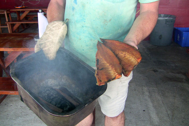 Photo of smoked mullet