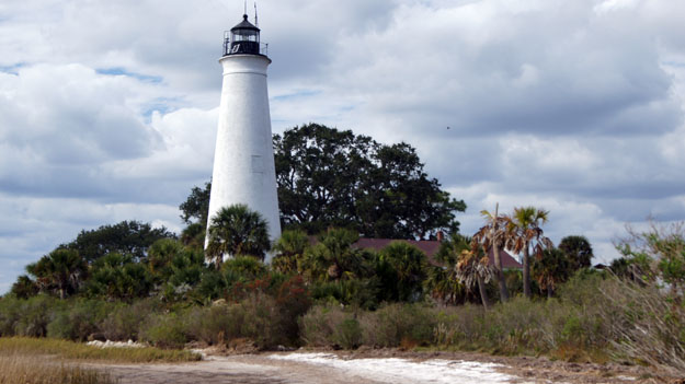 Photo of the lighthouse at St Marks