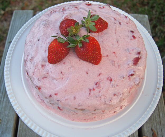 Florida strawberry cake.