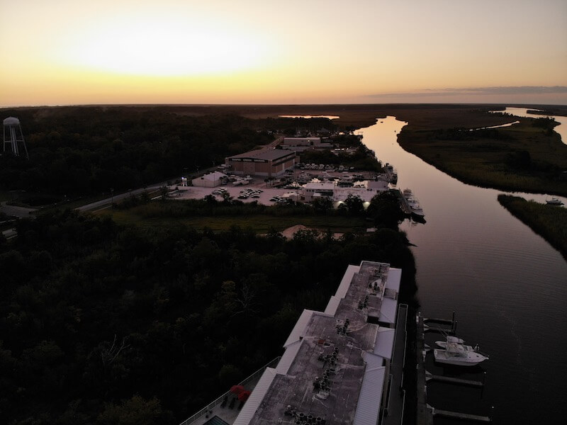Photo of a sunset in Apalachicola
