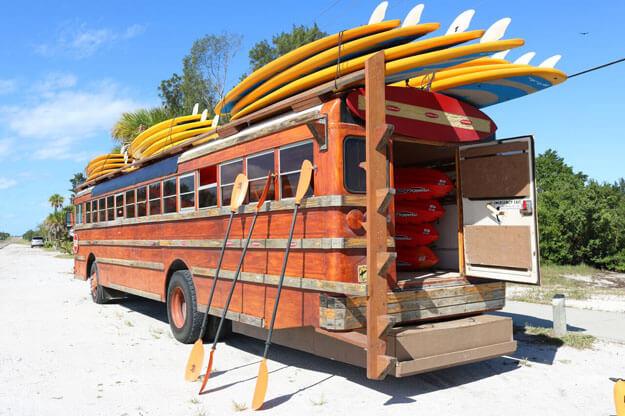 Photo of Surferbus with Surfboards on top