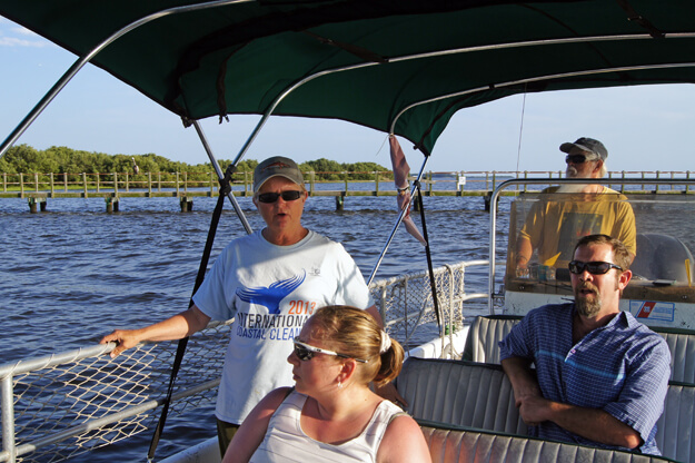 Photo of people on a Tidewater Tours boat