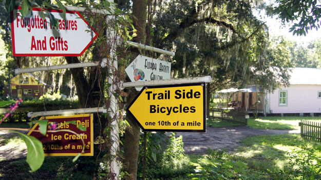 Photo of sign for Trail Side Bicycles