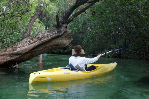 Photo of a kayak in Weeki Wachee