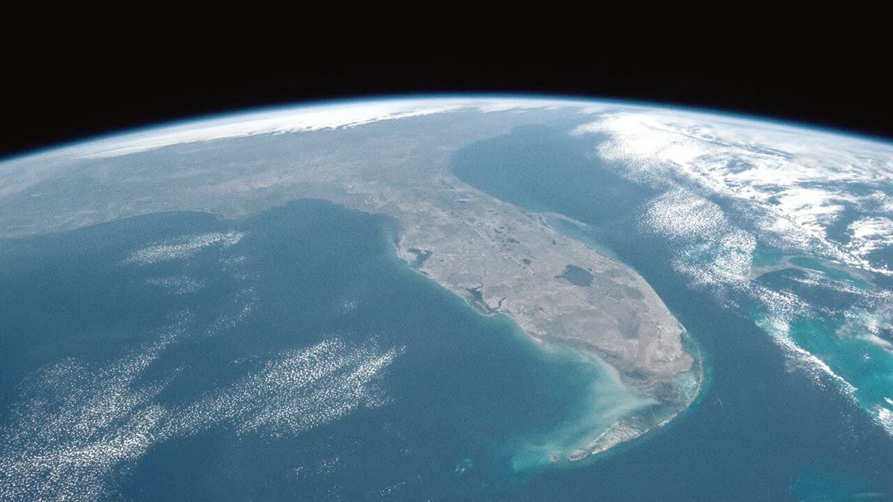 Space View of Florida 