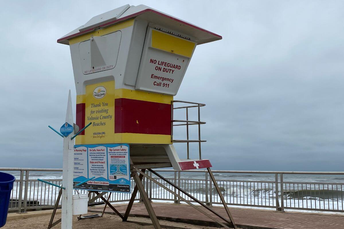Lifeguard Stand in New Smyrna Beach