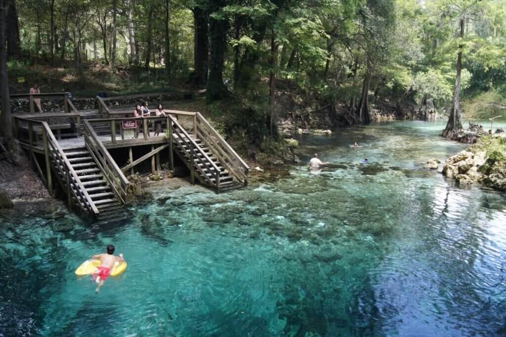 Madison Blue Springs State Park, one of our favorite Freshwater Florida Springs