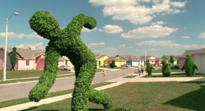 Photo of a topiary in the Edward Scissorhands movie
